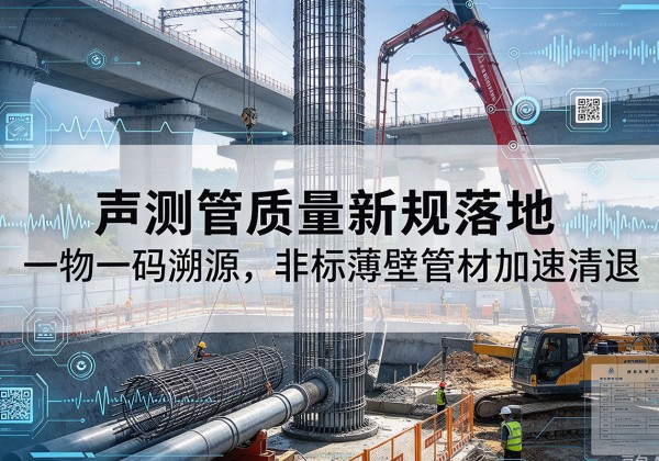郯城声测管质量新规落地，一物一码溯源，非标薄壁管材加速清退